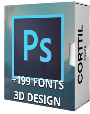 Pack 199 Fonts + 3D Photoshop