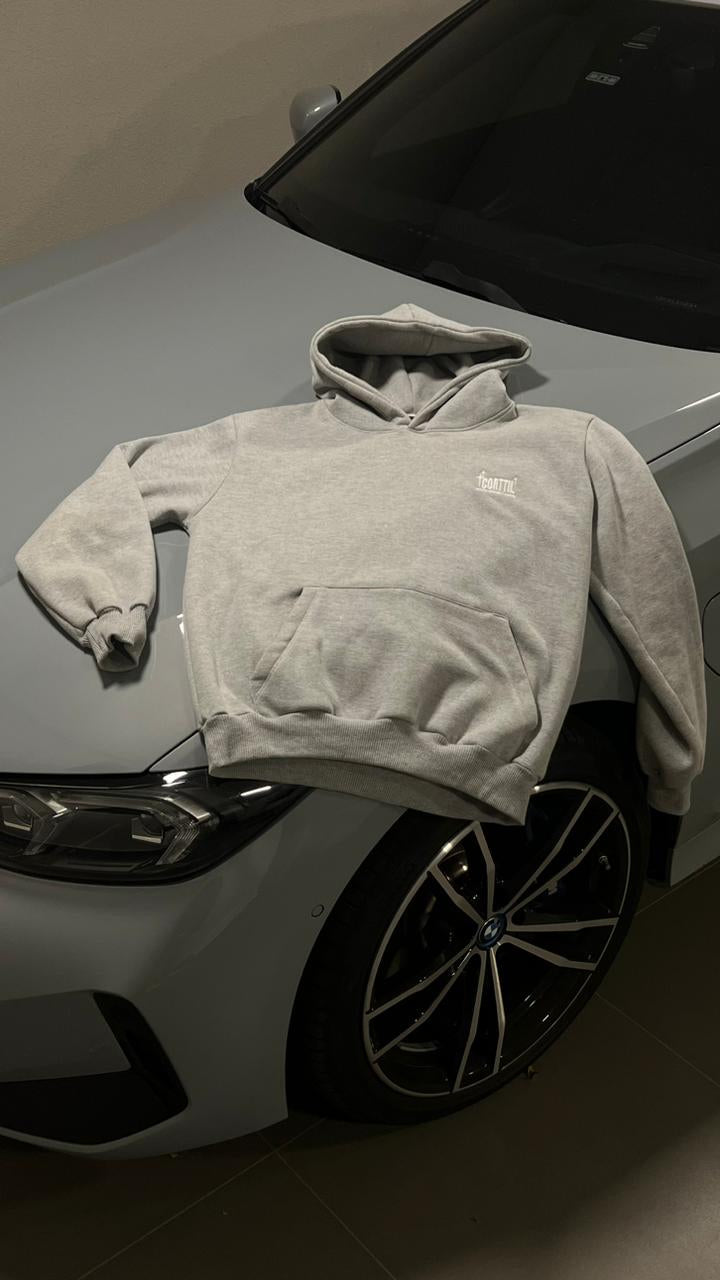 GRAY HOODIE "CORTTIL MME"